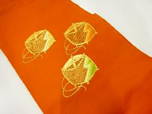 リサイクル　糸巻き模様刺繍名古屋帯